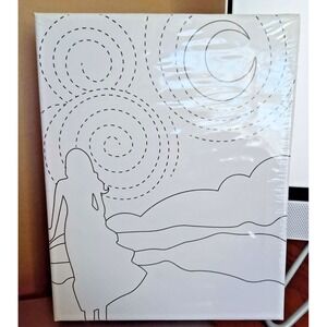 VOCHIC Couples Paint Party Kits Pre Drawn Canvas for Adults for Paint and Sip Da